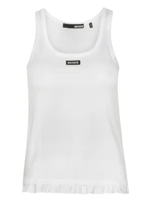 ROTATE BIRGER CHRISTENSEN ruffle-hem tank top