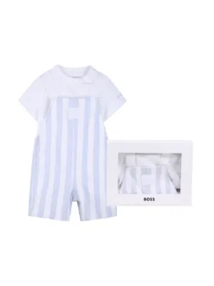 BOSS Kidswear striped babywear set