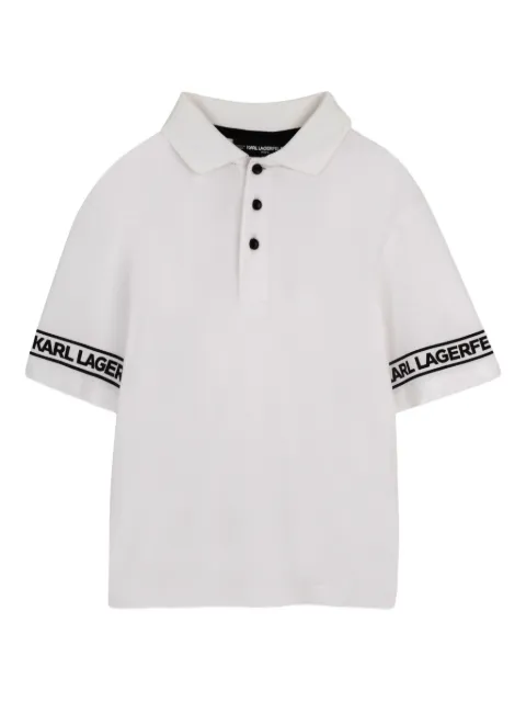 Karl Lagerfeld Kids logo-detail polo shirt