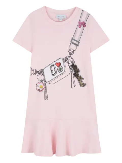 Marc Jacobs Kids graphic-print ruffled dress