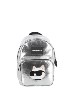 Karl Lagerfeld Kids cartoon graphic backpack