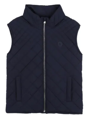 BOSS Kidswear quilted zip-up gilet