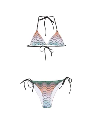Missoni bikini in viscose lam&eacute; blend