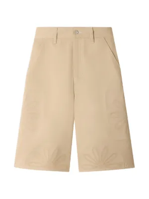 SANDRO cotton bermudas with flower details