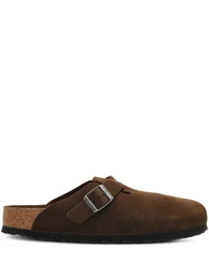 Birkenstock Boston suede clogs