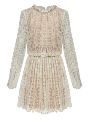Self-Portrait lace embellished maxi dress