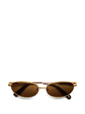 Jacquemus Alba oval-frame sunglasses