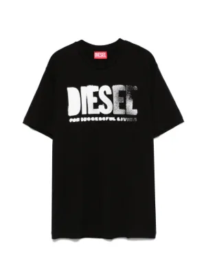 Diesel Kids Thide Over logo-detail T-shirt