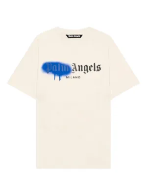Palm Angels Spray City Milan dripping logo T-shirt