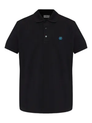 ETRO embroidered polo shirt