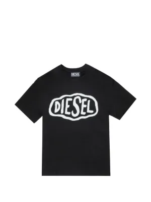Diesel Kids ticlop logo T-shirt