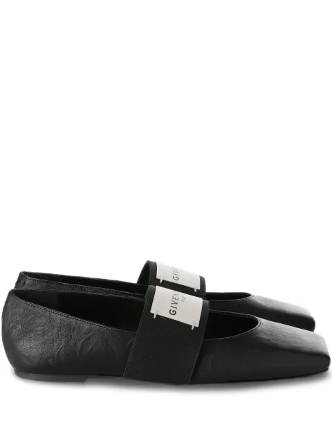 Givenchy Sliced Square elastic-strap ballet flats