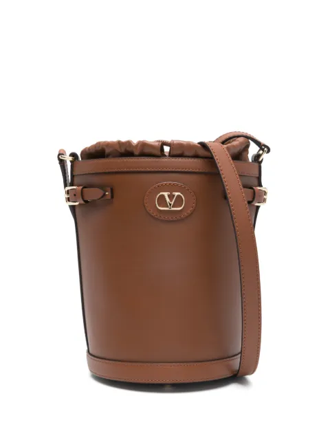 Valentino Garavani Antibes logo-plaque bucket bag