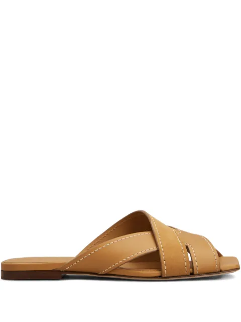 Tod's crisscross strap sandals
