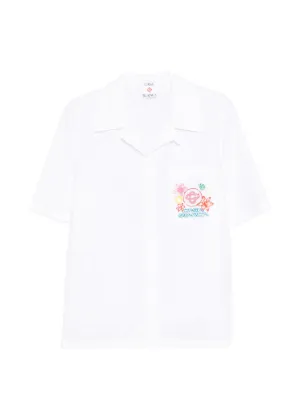 Casablanca Collage D'Icones Graphiques embroidered shirt