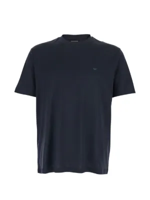 Emporio Armani logo-embroidered T-shirt