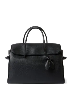 Jacquemus Turismo knotted flap leather tote bag