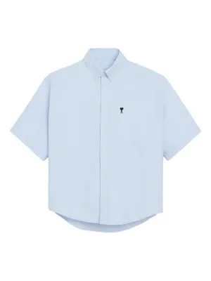 AMI Paris cotton boxy embroidered Ami De Coeur