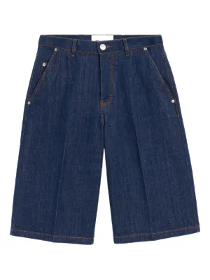 AMI Paris five-pocket denim shorts