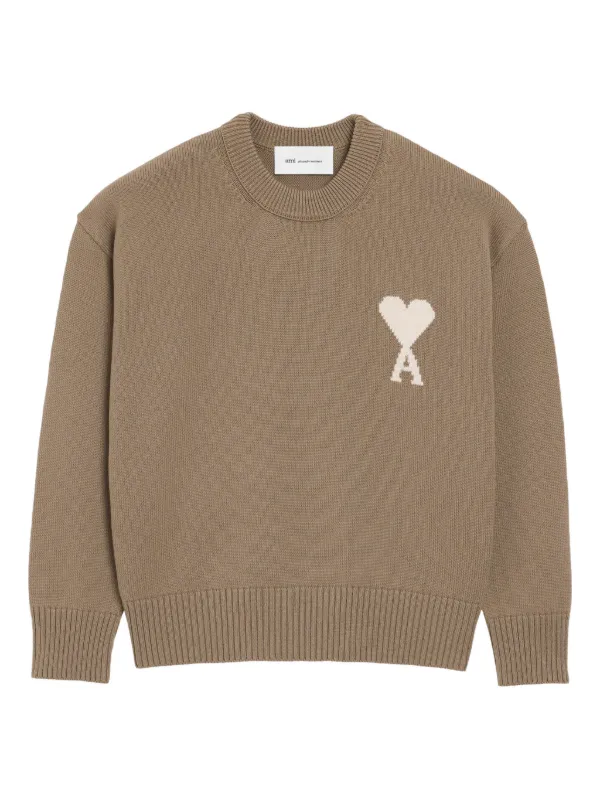 AMI Paris Ami de Coeur long-sleeve sweater