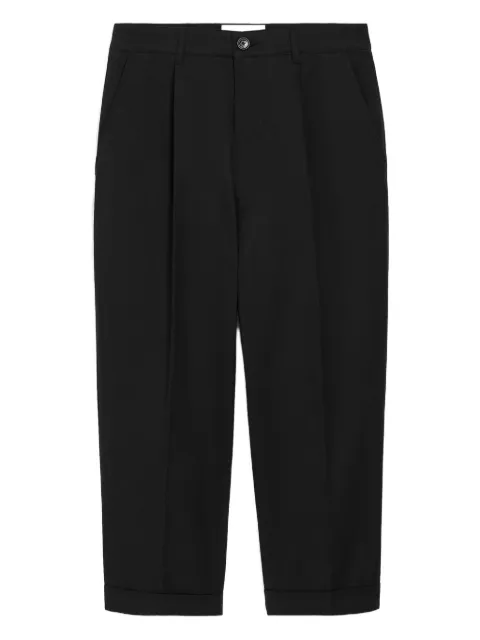 AMI Paris carrot oversized cotton trousers