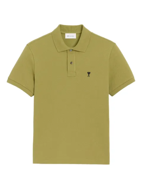 AMI Paris cotton short sleeves Ami De Coeur polo shirt