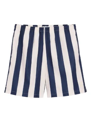 AMI Paris and navy long stripes swimsuit