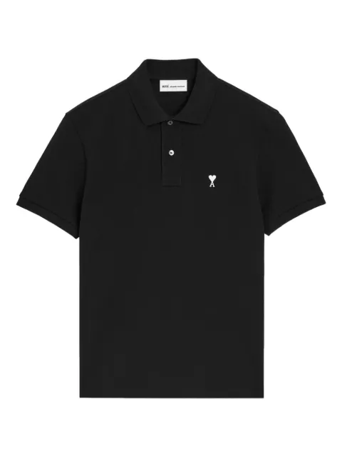 AMI Paris Ami de Coeur logo-embroidered polo shirt