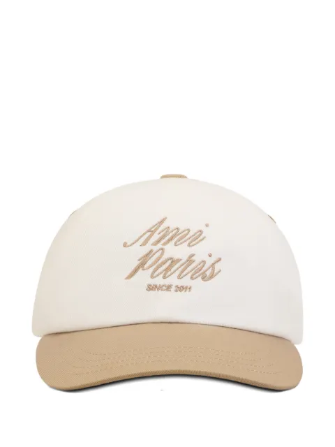 AMI Paris and white bicolor cotton Ami Paris cap
