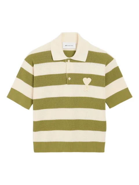 AMI Paris cotton short sleeves Ami De Coeur polo