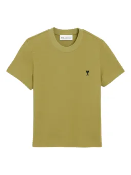 AMI Paris cotton Ami De Coeur cropped T-shirt