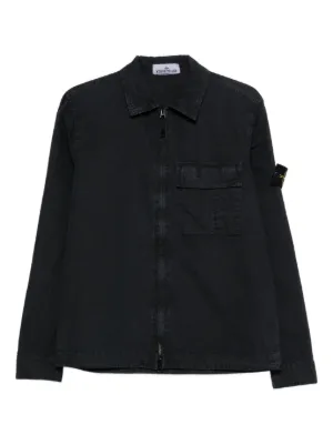Stone Island 1200008 brushed organic cotton canvas old-effect