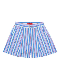MAX&Co. Kids logo striped shorts