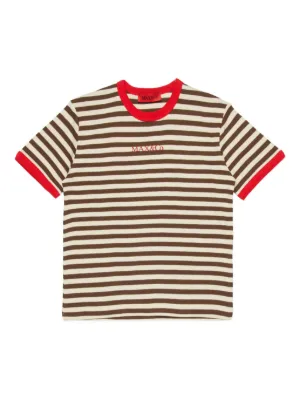 MAX&Co. Kids striped logo T-shirt