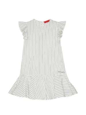 MAX&Co. Kids striped logo dress