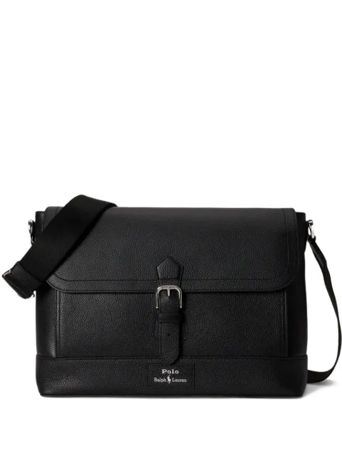 Polo Ralph Lauren logo-detail buckle messenger bag