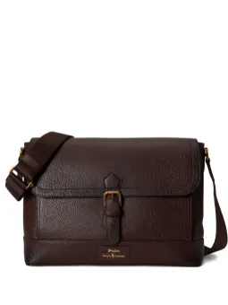 Polo Ralph Lauren buckle messenger bag