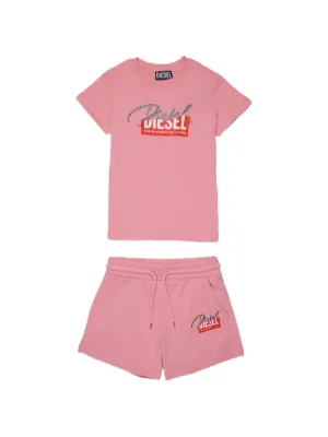 Diesel Kids logo-print T-shirt and shorts set