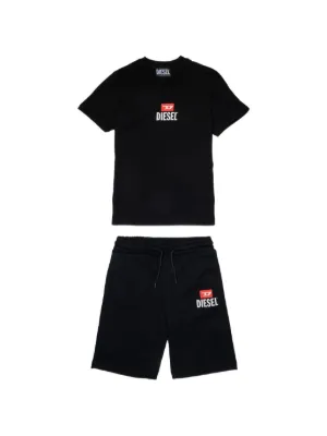 Diesel Kids Stibogi drawstring shorts set