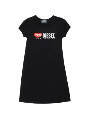 Diesel Kids logo T-shirt dress