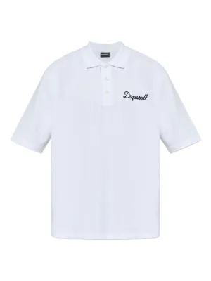 DSQUARED2 logo-embroidered polo shirt