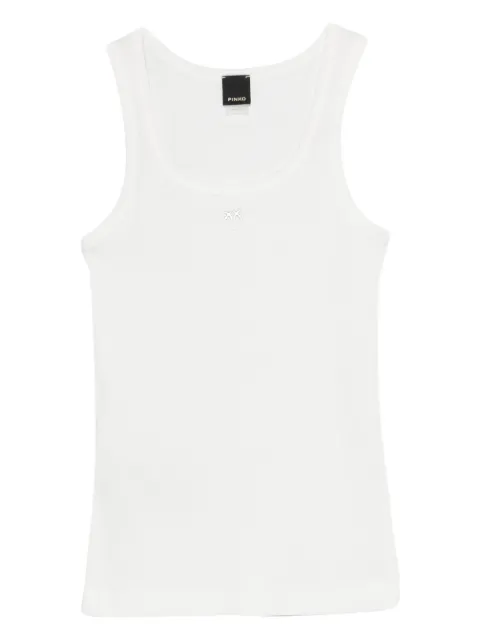 PINKO vest top with Love Birds golden detail