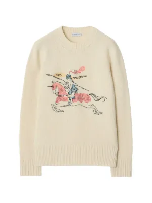 Burberry Cross-Stitch EKD equestrian sweater