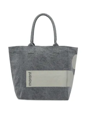 ISABEL MARANT Yenky logo-print tote bag