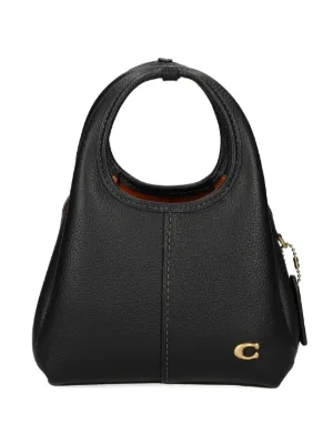 Coach grained leather shoulder bag
