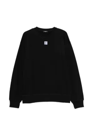 Balmain logo-embroidered sweater
