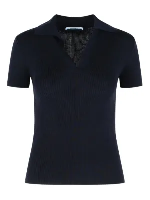 Max Mara Albero ribbed-knit T-shirt