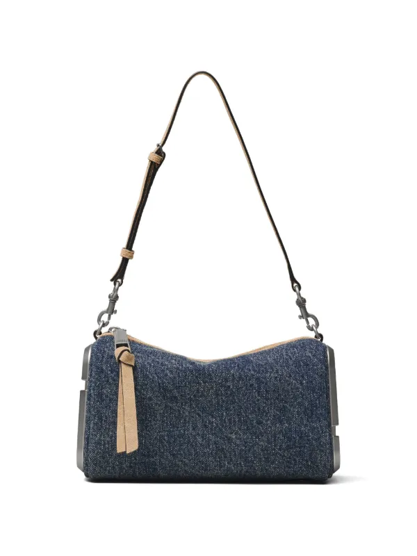 Marc Jacobs The Snapshot denim suede shoulder bag