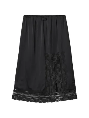 Marc Jacobs midi lace-detail slip skirt