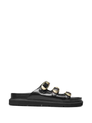 Marc Jacobs buckle-detail leather slides